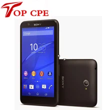 Разблокирована Оригинальный Sony Xperia E4/E2105 Android Смартфон Quad Core 1.3 ГГц 1 ГБ + 8 ГБ 5 дюймов WCDMA Сети GSM бесплатная доставка