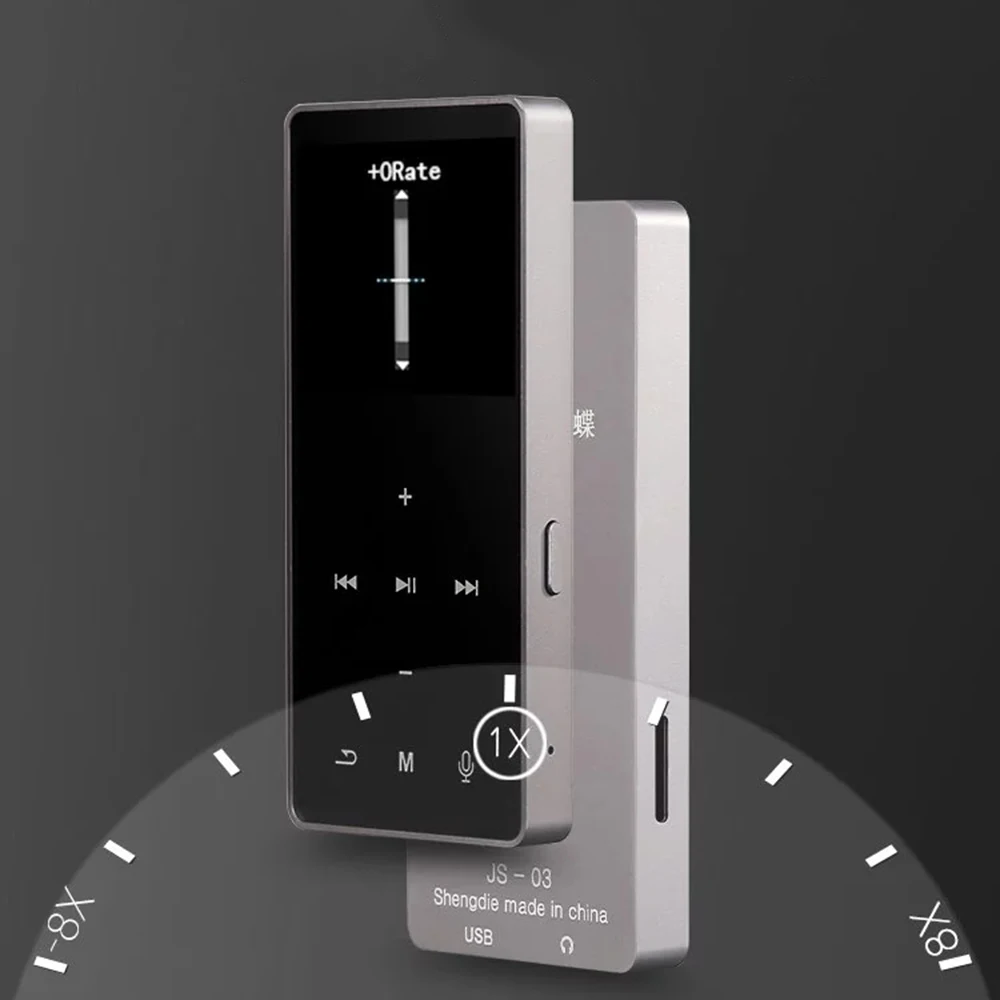 HOMEBARL 3th 4th Minishutoff сенсорный экран MP4 плееры видео Музыка FM радио 4 ГБ 8 HIFI плеер