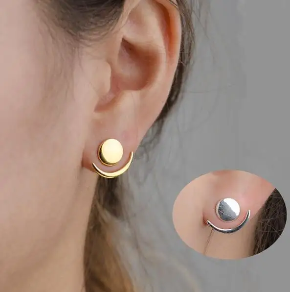 1 golden stud earrings for women