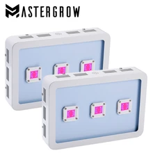 2 шт. MasterGrow X3 900 W COB светодиодный световая панель для проращивания полный спектр 410-730nm для выращивания растений в помещении и цветения с высоким выходом