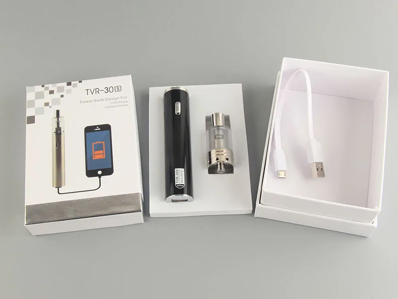Электронная сигарета Ecpow TVR 30S электронная mod POWER BANK функция Micro usb кальян вейп ручка