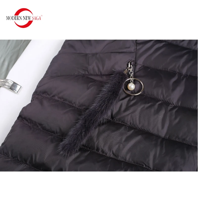 MODERN NEW SAGA Full Sizes Female Warm Winter Parkas Women Fashion Coat Ladies Casual Down Jacket Outwear Clothing For Women