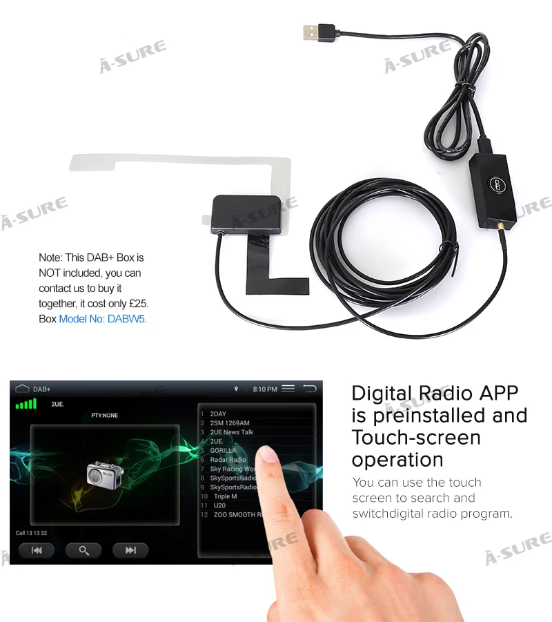 Best A-Sure 8 Inch Car Radio GPS DVD Player For Volkswagen VW Passat Skoda T5 Polo Sharan TOURAN TIGUAN GOLF 5 6 Seat SKODA 12