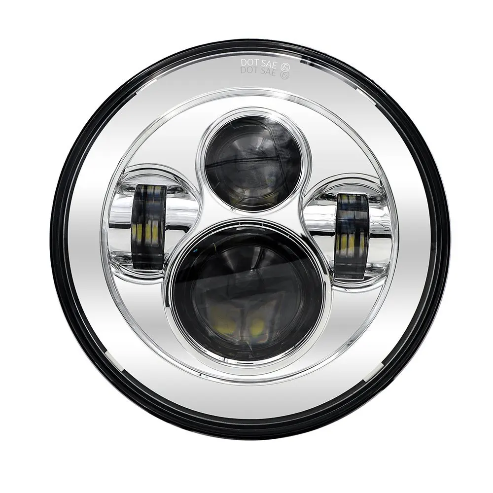 FADUIES 7 Daymaker LED Headlight 7 inch Led Headlamp For Harley Tour FLD Softail Heritage,Street Glide,Flht,Electra Trike Glide (2)