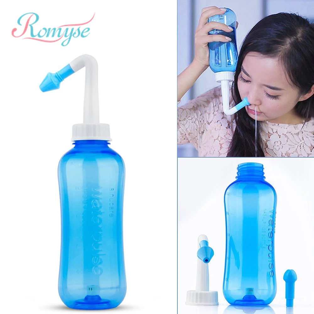 1Pcs Nasal Irrigator Nose Cleaner 300 500mL Household Adult Kids Avoid Allergic Rhinitis Neti Pot