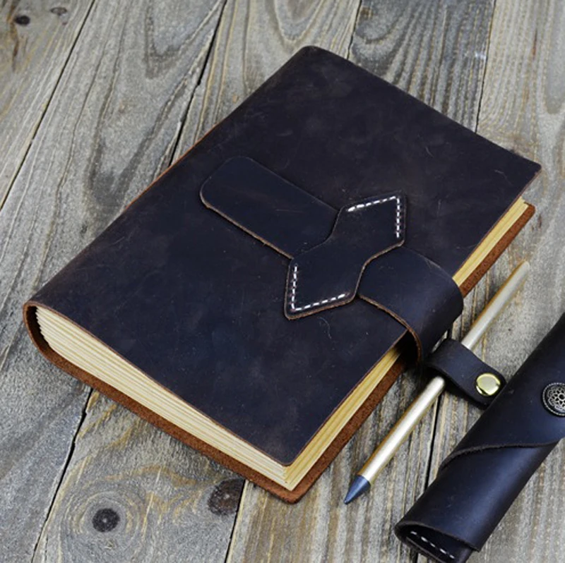 Retro Handmade Leather Diary Notebook Sketchbook Travel Journal Vintage Blank Writing Paper Note Books Gifts Office Stationery Retro Handmade Leather Diary Notebook Sketchbook Travel Journal Vintage Blank Writing Paper Note Books Gifts Office Stationery