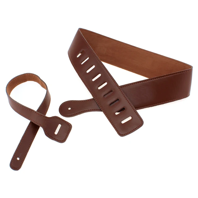 Adjustable Guitar Strap Belt 110 130cm Length PU Leather Acoustic Folk