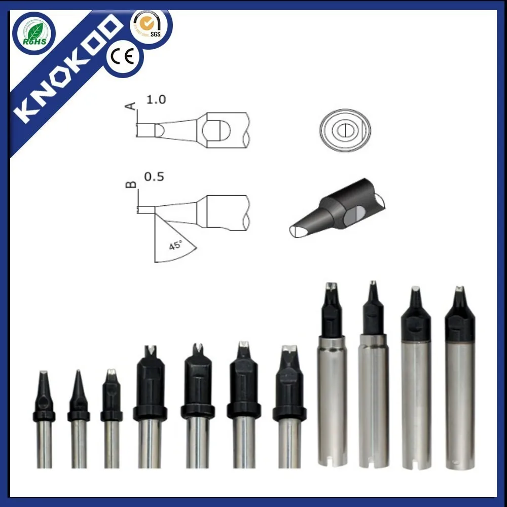 Buy KNOKOO 50pcs/lot high quality soldering iron tips