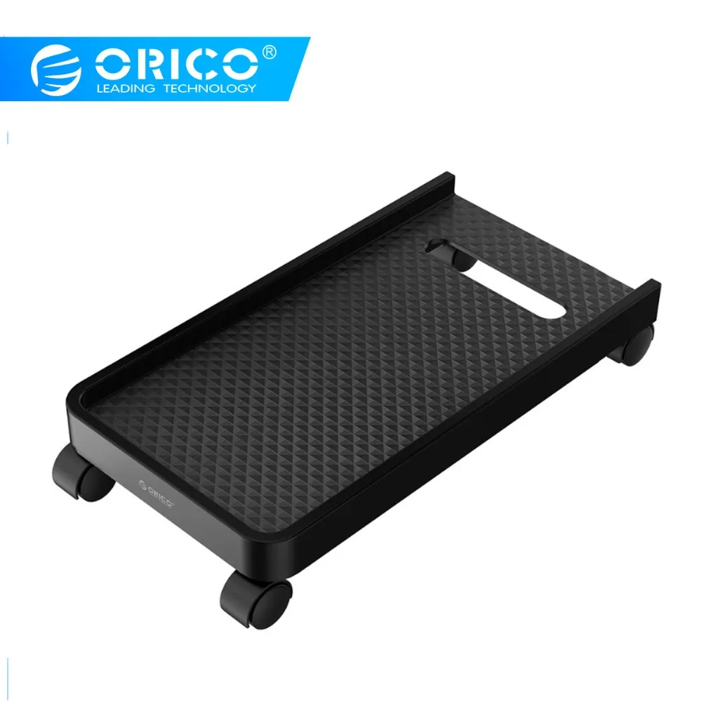 ORICO Computer Host Bracket Computer CPU Stand with Wheels Stable Vertical For Computer Cases PC Towers Waterproof CPU Stand