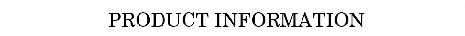 Product Information    