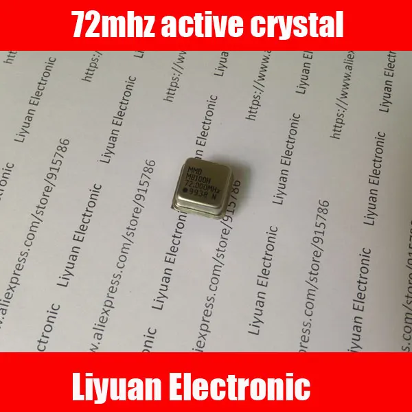 10 шт. кварцевые часы 72 МГц 000 МГц|clock oscillator|mhz crystalquartz crystal oscillator |