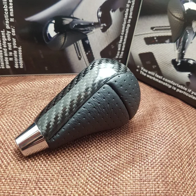 Carbon Fibre Automatic Gear Shift Knob Head Replace for Lexus GS350
