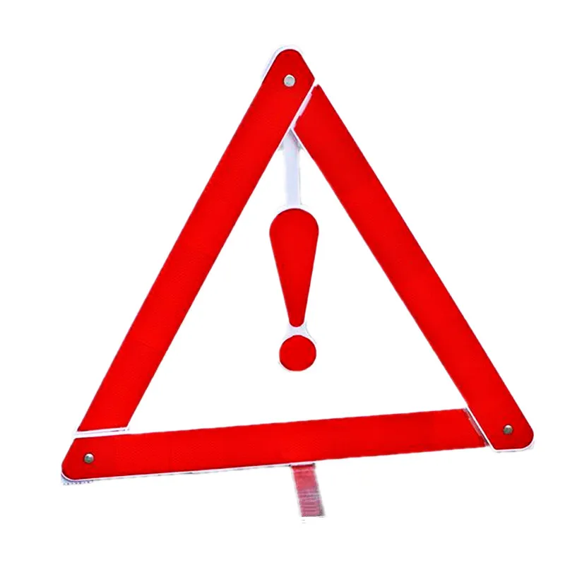 15" Foldable Reflective Car Hazard Emergency Sign  Warning Triangle Sign 