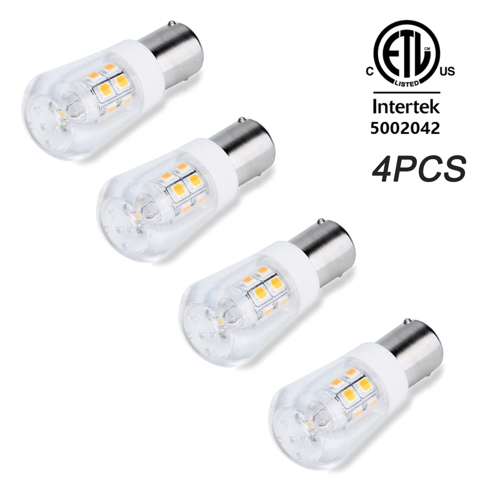 BA15S S8 Base LED Bulb Light Non Dimmable 2W Waterproof CRI80