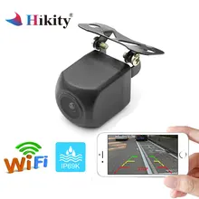 Hikity wifi Автомобильная камера заднего вида металлический корпус камера заднего вида автомобиля парковочный монитор Мини-Парковка заднего вида ночного видения резервная камера