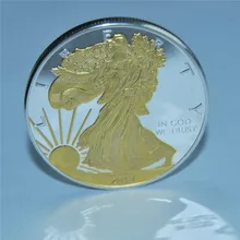 20 шт/партия, 2013 американский Орел золото/серебро Монета, без магнитной копии