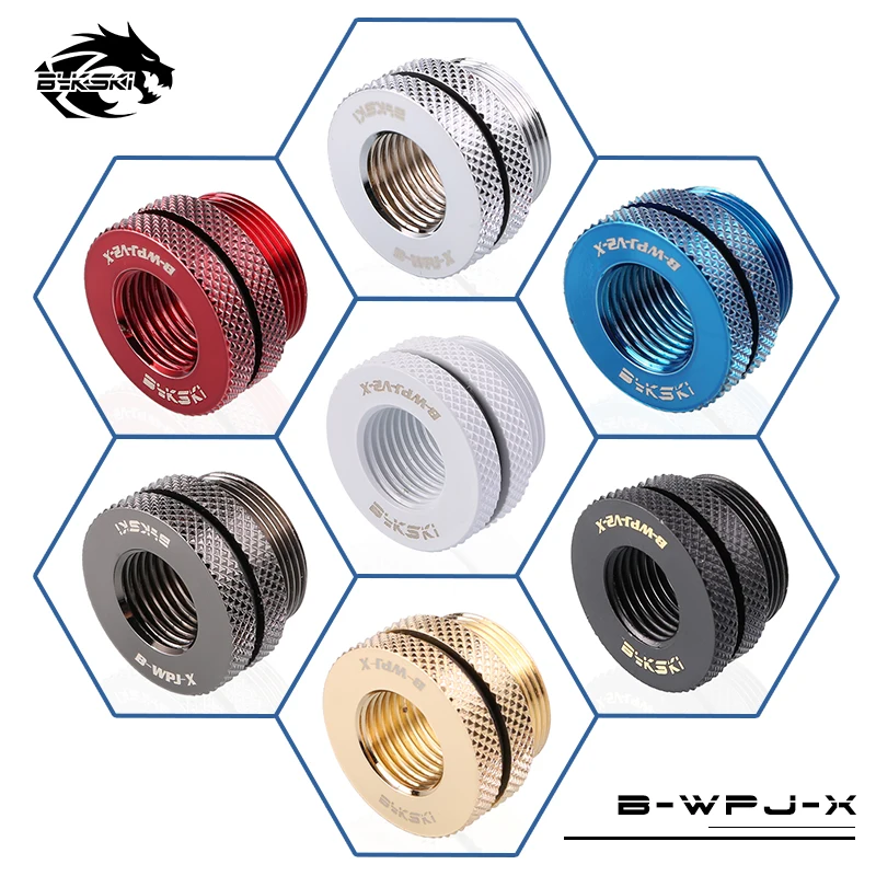 

Bykski water cooler Crossing connector/Top water injection Fitting for water inlet from case top-cover/complex waterway G1/4''