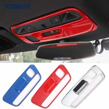 Автомобильный Стайлинг для Chevrolet Camaro Up лампы для чтения крышка оправка фар рамка интерьерные наклейки запчасти хром аксессуары ABS