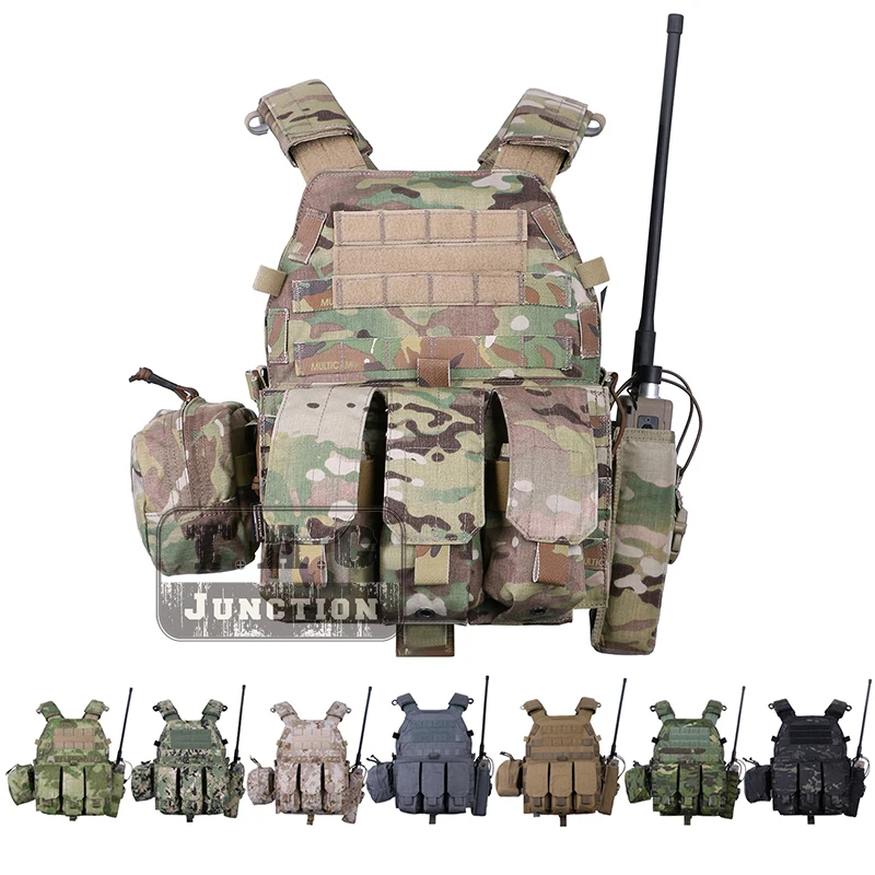 

Emerson LBT 6094A Tactical Vest Body Armor With Mag Pouches Airsoft Paintball Military Army Combat Gear EmersonGear Chest Rig