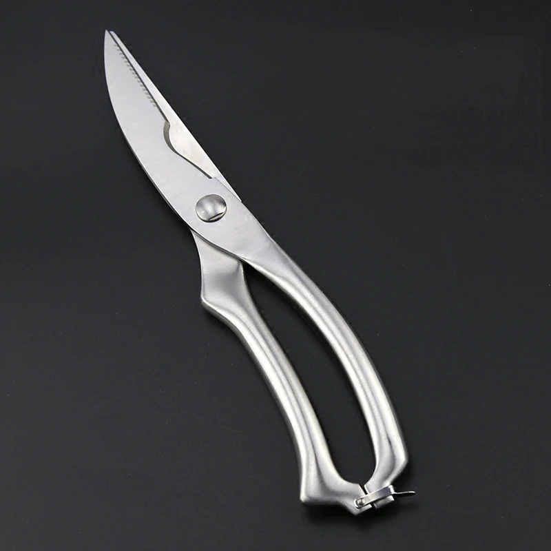 Scissors Kitchen Stainless Steel Spring Locking Scissors Chicken Duck