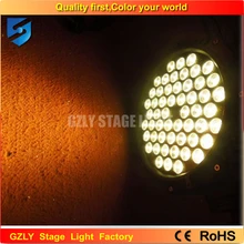 4 шт./лот DMX512 DJ Par свет 90 V-240 V теплая Цвет Wterproof Led Par 64 сценическое освещение