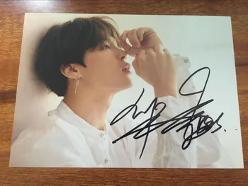

hand Signed Bangtan Boys JIN autographed photo 5*7 free shipping K-POP 102018bb