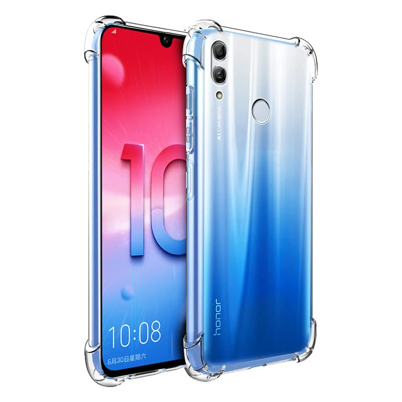 Противоударный чехол из ТПУ для Huawei Honor 8 9 10 lite 8X Max 8C Note P30 Mate 20 Lite Pro силиконовый с