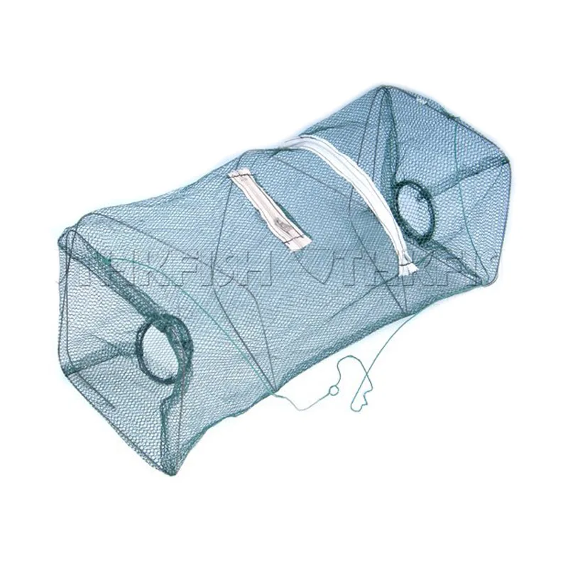 New Arrival ! 10Pcs Pack Fishing Collapsible Crabfish Collapsible Trap Cast Keep Nets Cage Crab fish Shrimp Lobster Crawfish