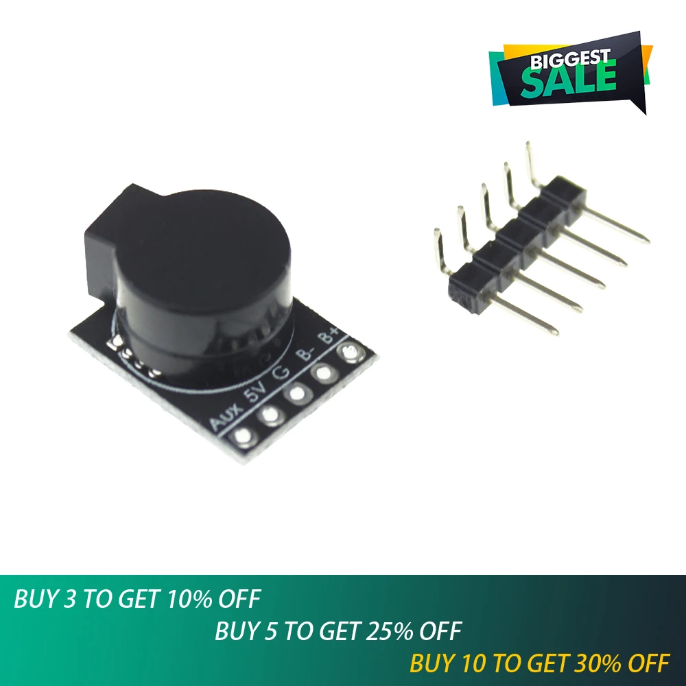 

Matek System Lost Model Buzzer Beeper & FPV Flight Controller 5V Loud Buzzer Tracker Dual Mode for Naze32 F3 F4 PWM Quadcopter