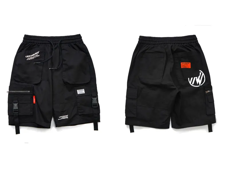 Zipper Pocket Cargo Baggy Shorts 5