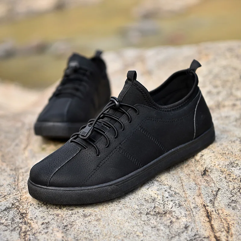 

Fashion Men Canvas Shoes Male Summer Casual Denim Shoes Mens Sneakers Slip On Loafers Driving Moccasin Chaussure Homme Black