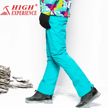 

HighExperience Ski Pants Women Snowboard Pants Outdoor Snow Clothing Skiing Bib Pant Cotton Winter Outdoor Trousers Female