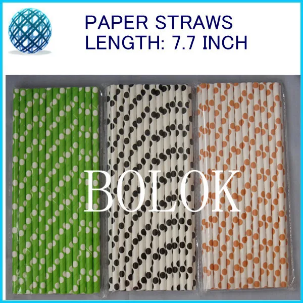 

8000pcs mix colors and Drinking Paper Straw strip paper party drink straw 151 color available free shipping