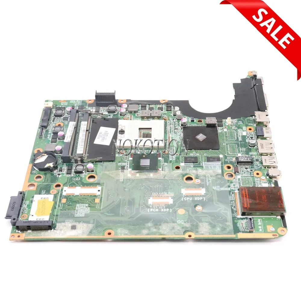 NOKOTION материнская плата для ноутбука HP Pavilion DV7-3000 600862-001 DA0UP6MB6F0 REV F PM55 NVIDIA N10M-GE-B-A2 DDR3