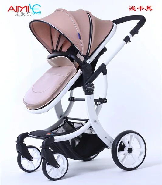 Несколько Детские коляски 2-в-1 с легко раскладывающимся солнцезащитным козырьком, может цит можете лежать ультра-легкие Портативный коляска для ребенка