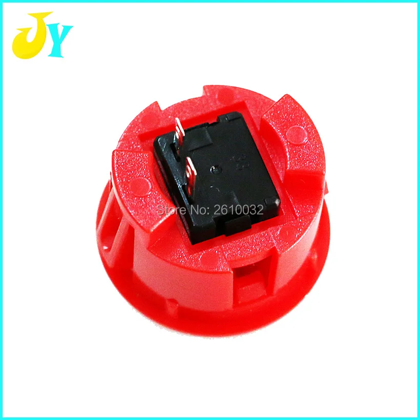 50 шт. 30 мм круглая нажимная кнопка/аркадная кнопка с переключателем, кнопки для аркадной игровой машины DIY игровой контроллер