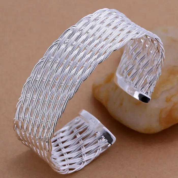 Silver Plated Bangles For Women 925 Fashion Silver Jewellery Bracelets