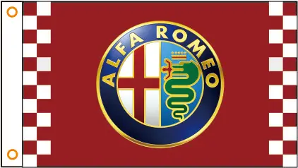 Автомобильный флаг alfa romeo Banner 3ftx5ft 100% полиэстер 01|Флаги баннеры и аксессуары| |