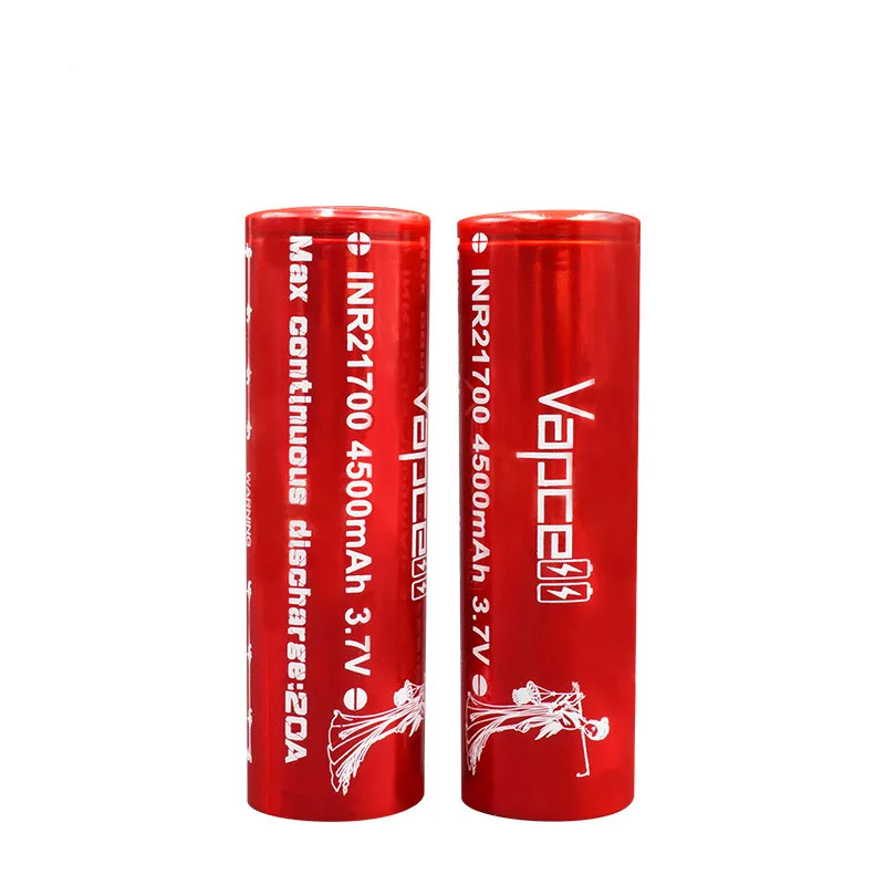 Vapcell 2pcs INR 21700 4500mAh 20A литий-ионная аккумуляторная батарея с Nitecore I2 Digi зарядное устройство lcd интеллектуальное для дыма E-CIG