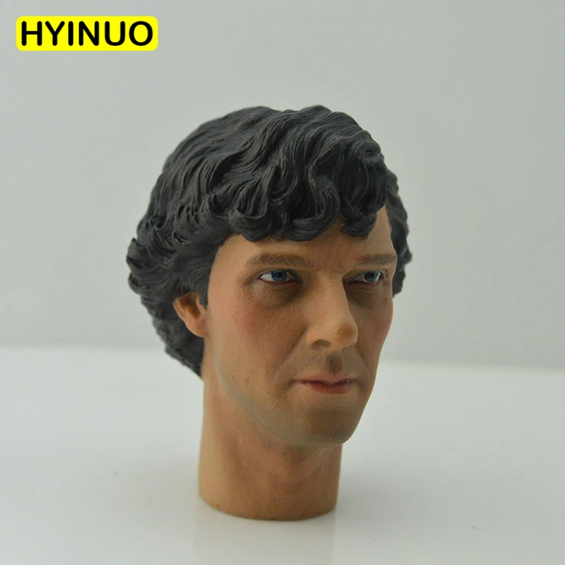 

1/6 Scale Curly Solve the case Detective Sherlock Benedict CumberbatchJohn H Watson Head Sculpt Headplay 12'' Figure Body