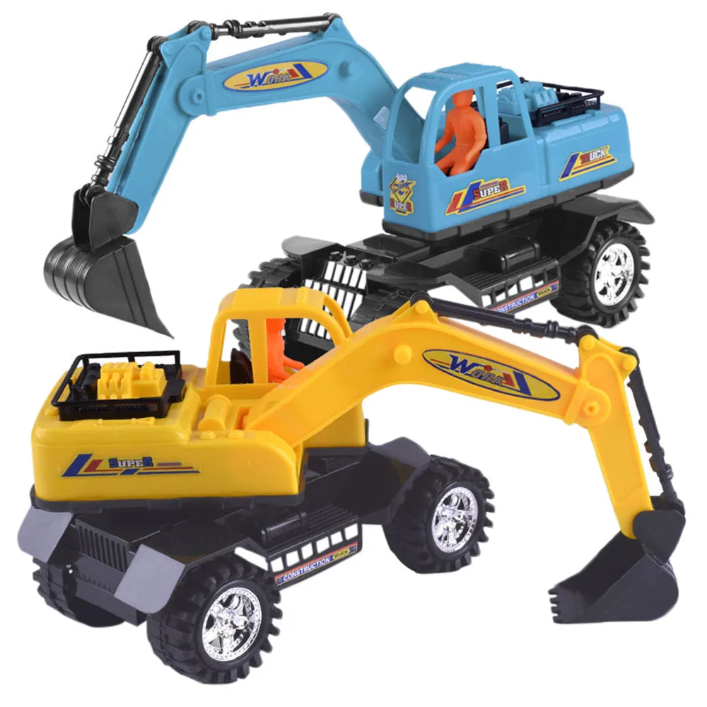 Car Toys For Boys Plastic Interactive Car Toys For Children Diecast Model Cars Excavator Truck Toys Transport kids Gift k423