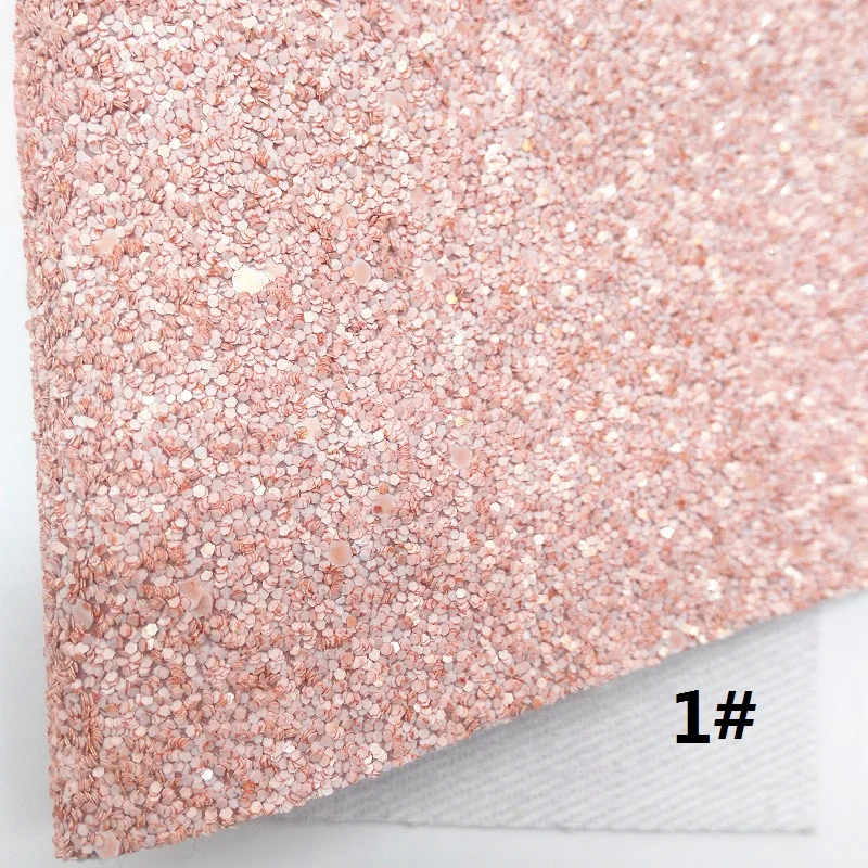 Розовый толстый блеск холста лист, " x 11" блестящие листы, искусственная кожа лист, массивная Бабочка для волос с блеском и серьги ткань XM012