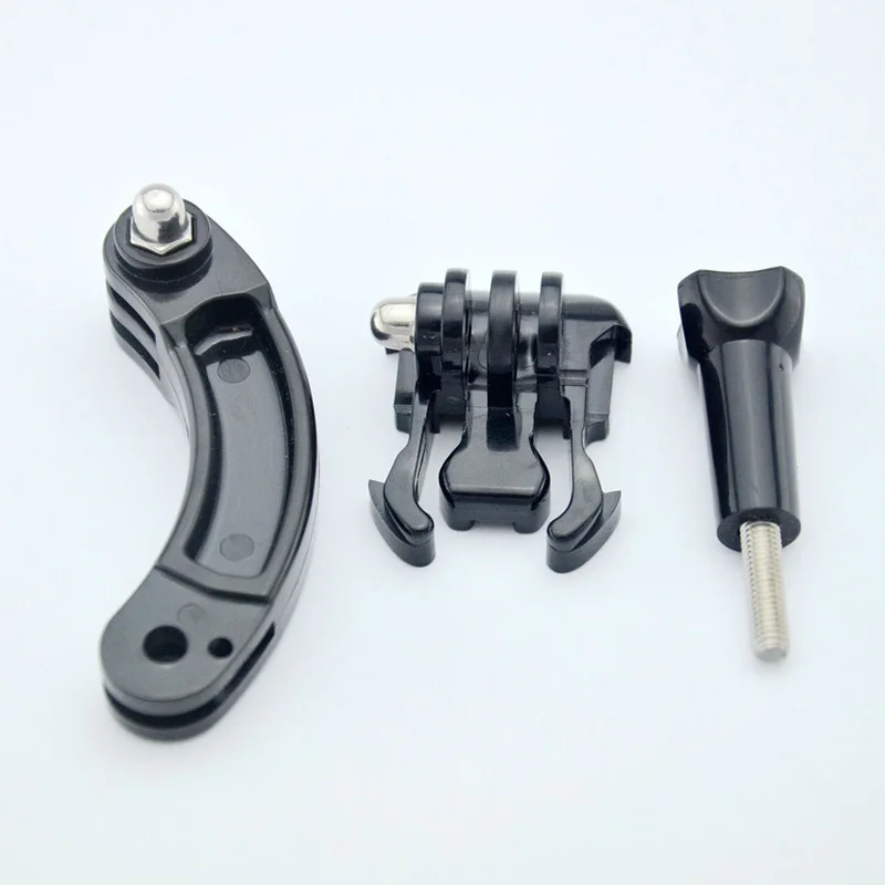 

GoPro Selfie Rod Curved Helmet Arm Short Helmet Selfie Stick Set Helmet Bracket for Gopro Scjcam Xiaoyi