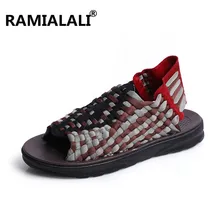 Новое поступление; летние сандалии для мужчин; качественные удобные мужские сандалии; Модные Дизайнерские повседневные мужские сандалии