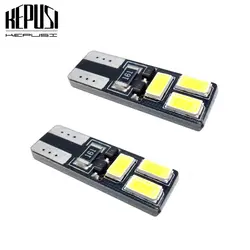 T10 W5W автомобильные светодиоды Canbus 5630smd 194 168 Приборная панель автомобиля лампы габаритный фонарь номерного лампы DC 12 V Белый стайлинга