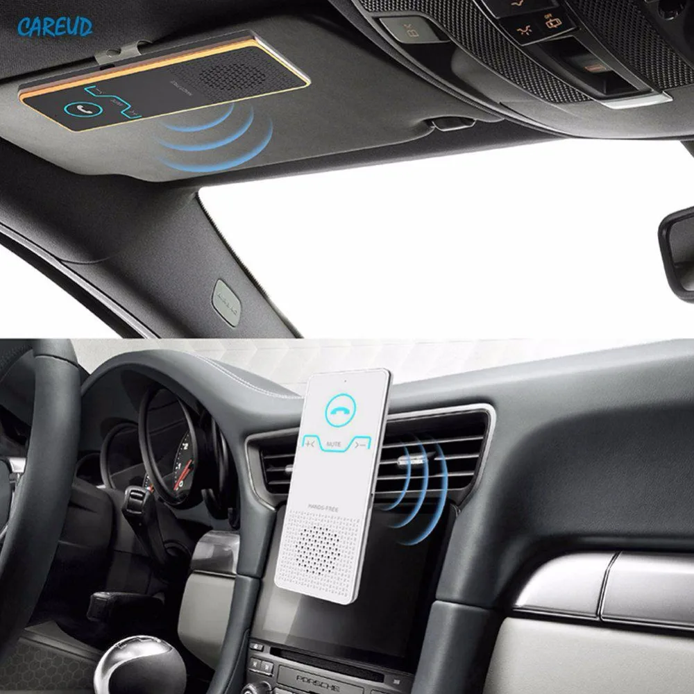 4 шт./компл. Беспроводная гарнитура Bluetooth автомобильный комплект козырек громкая