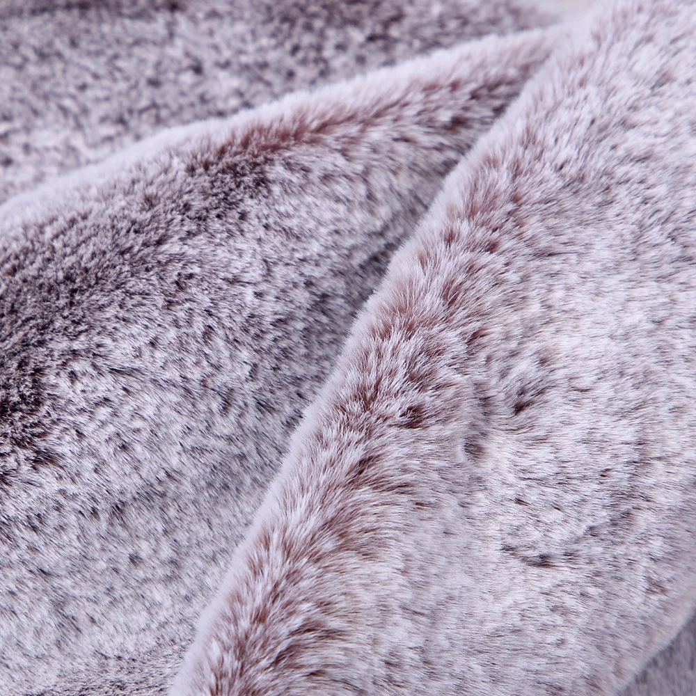 Winfox модный серый Фиолетовый Искусственный меховой для шеи вязаные шарфы для женщин женские зимние толстые теплые Lic кольцевая петля шарф-хомут