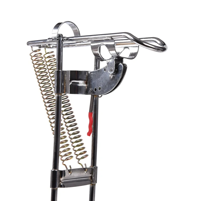 

Sale! Automatic Double Spring Angle Fish Pole Attachment Fishing Support Anti-Rust Steel Fishing Outdoor Accessorys