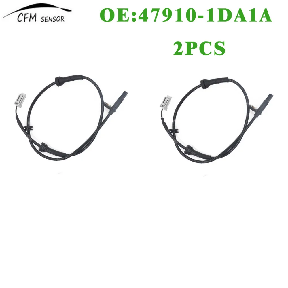 

2PCS New ABS Wheel Speed Sensor 47910-1DA1A Front Right / Left For 08-13 NISSAN ROGUE 2.5