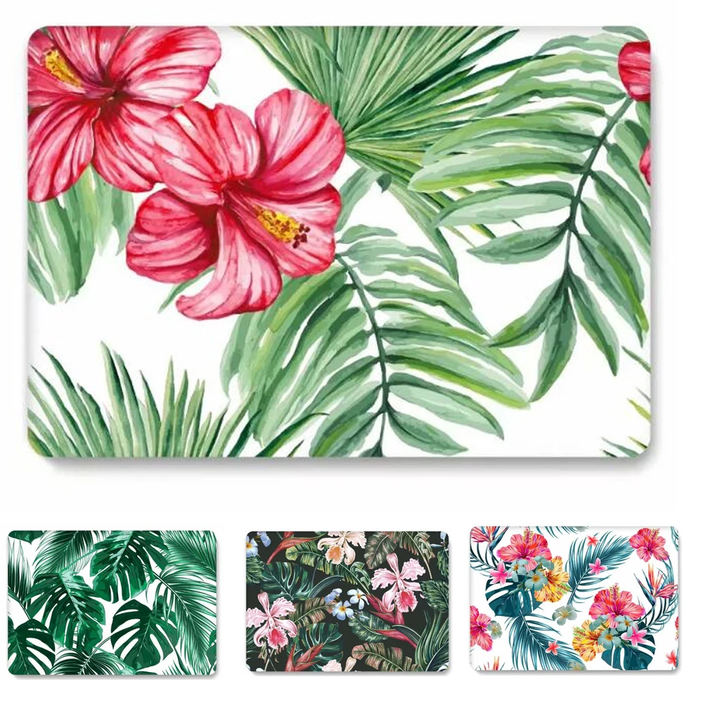 

Printed Pattern Floral Shell For Mac Pro 12 13 15 Cover Case For Apple MacBook Air 11.6 13.3 inch Pro 13.3 15.4 Touch Bar
